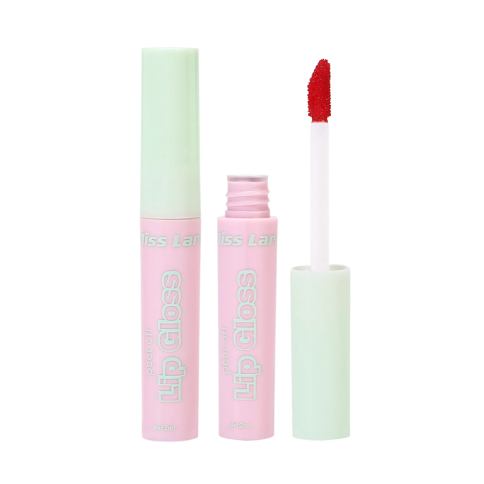 miss-lara-peel-off-matte-lip-gloss-long-lasting-smudge-proof-lip-tint-mis-mxaxusr6-desc-5 Miss Lara peel off matte lip gloss demonstrating transfer-proof long-lasting lip tint