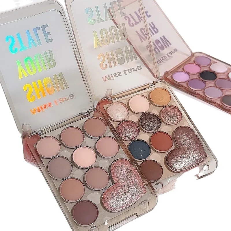 stop-eye-shadow-creasing-10-color-palette-5-brushes-for-all-day-smudge-free-wear-mis-e54e87aj-1 Ten color eyeshadow palette with five makeup brushes preventing creasing and smudging